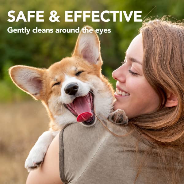 Vet's Best Natural eye cleansing wipes for dogs - 100 disposable wipes