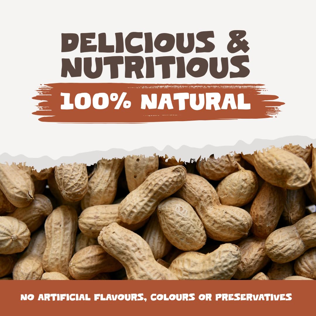 Pets Purest Dog Peanut Butter - 100% Natural Peanut Butter For Dogs & Puppy - Healthy Source of Pure Protein Treat Paste Free From Palm Oil, Wheat & Gluten. No Added Sugar, Salt or Xylitol