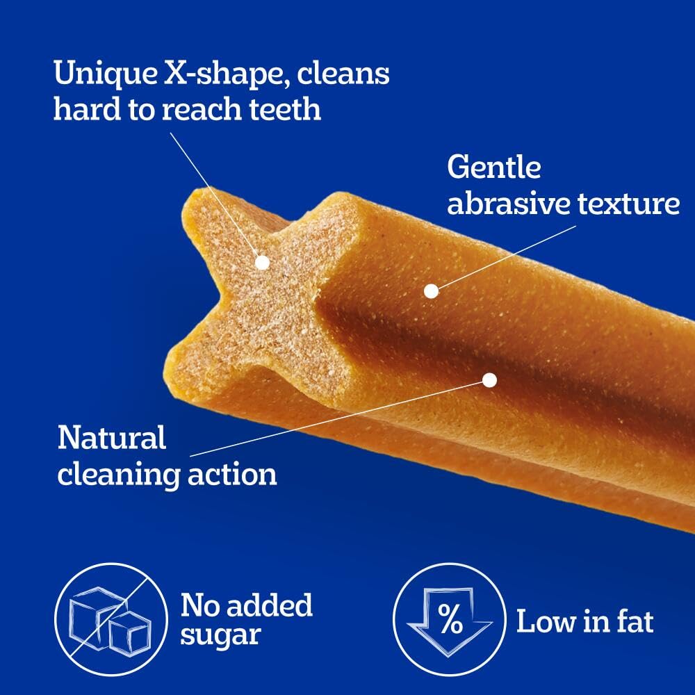 PEDIGREE DENTASTIX - Dental Dog Chews - Adult Medium Dogs 10-25kg - 4 x 28 Sticks - Megapack of Dog Dental Sticks