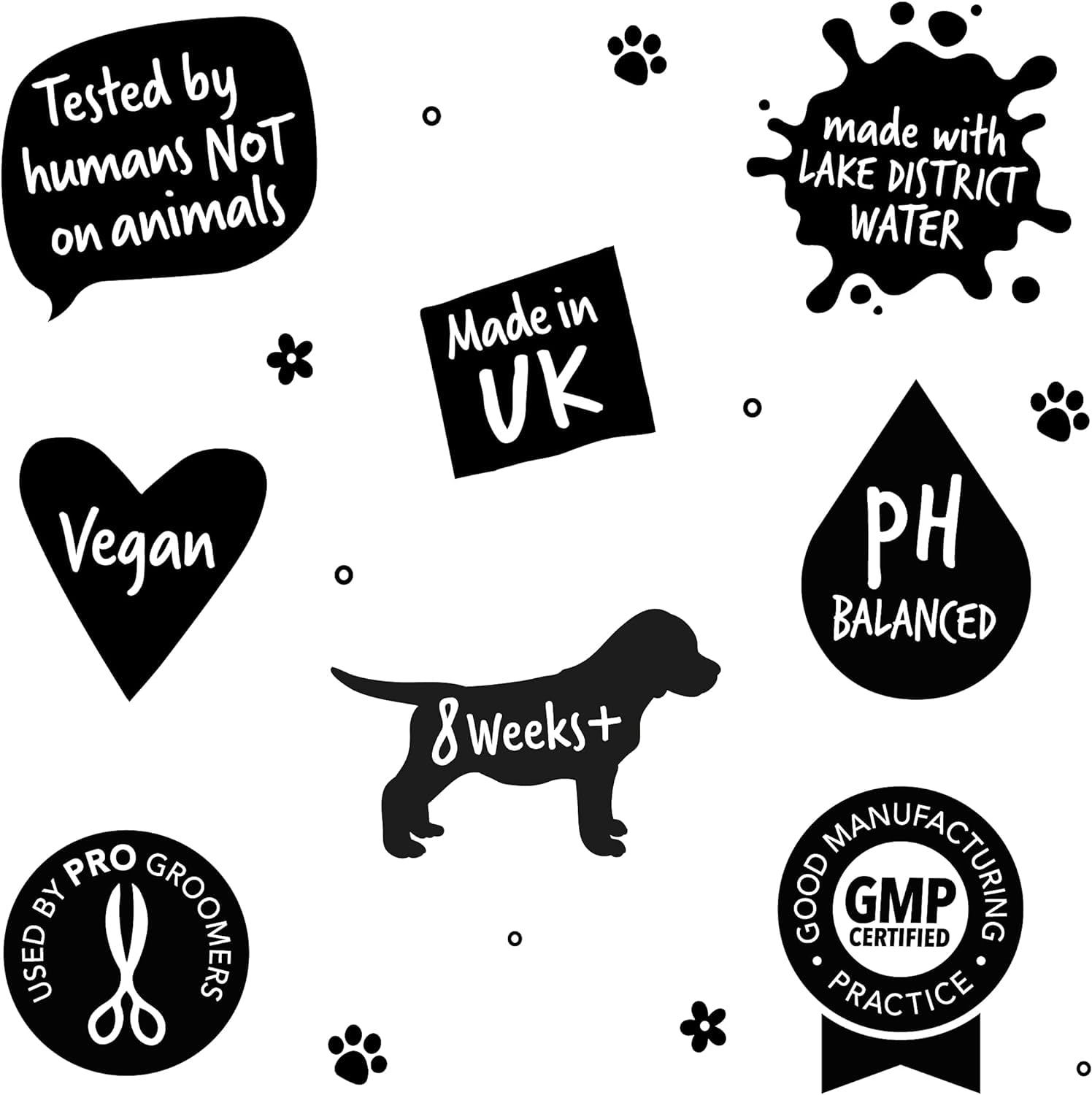 BUGALUGS Ear Cleaner, Dog & Cat Ear Cleaner Solution Softens & Removes Wax, Ear Hygiene, Non-Toxic Dog & Cat Ear Drops, Alcohol-Free Stop Head Shaking with Easy Applicator (250ml)