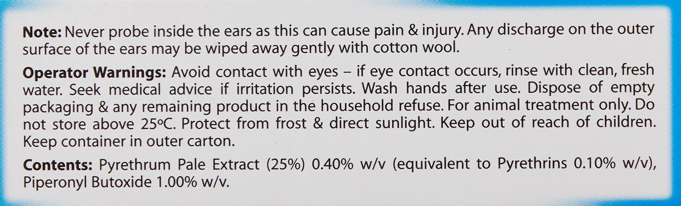 Johnsons Veterinary Products Ear Drops, clear,15 ml (Pack of 1)