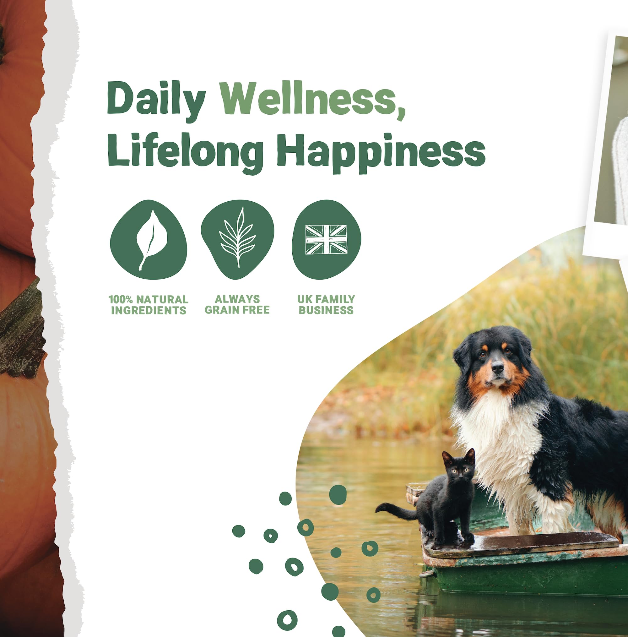 Pets Purest Pumpkin Powder for Dogs - 250g 100% Pure Pumpkin Powder Dog Food Topper, Naturally Rich in Prebiotics & Fibre for Dogs Gut Health & Healthy Stools