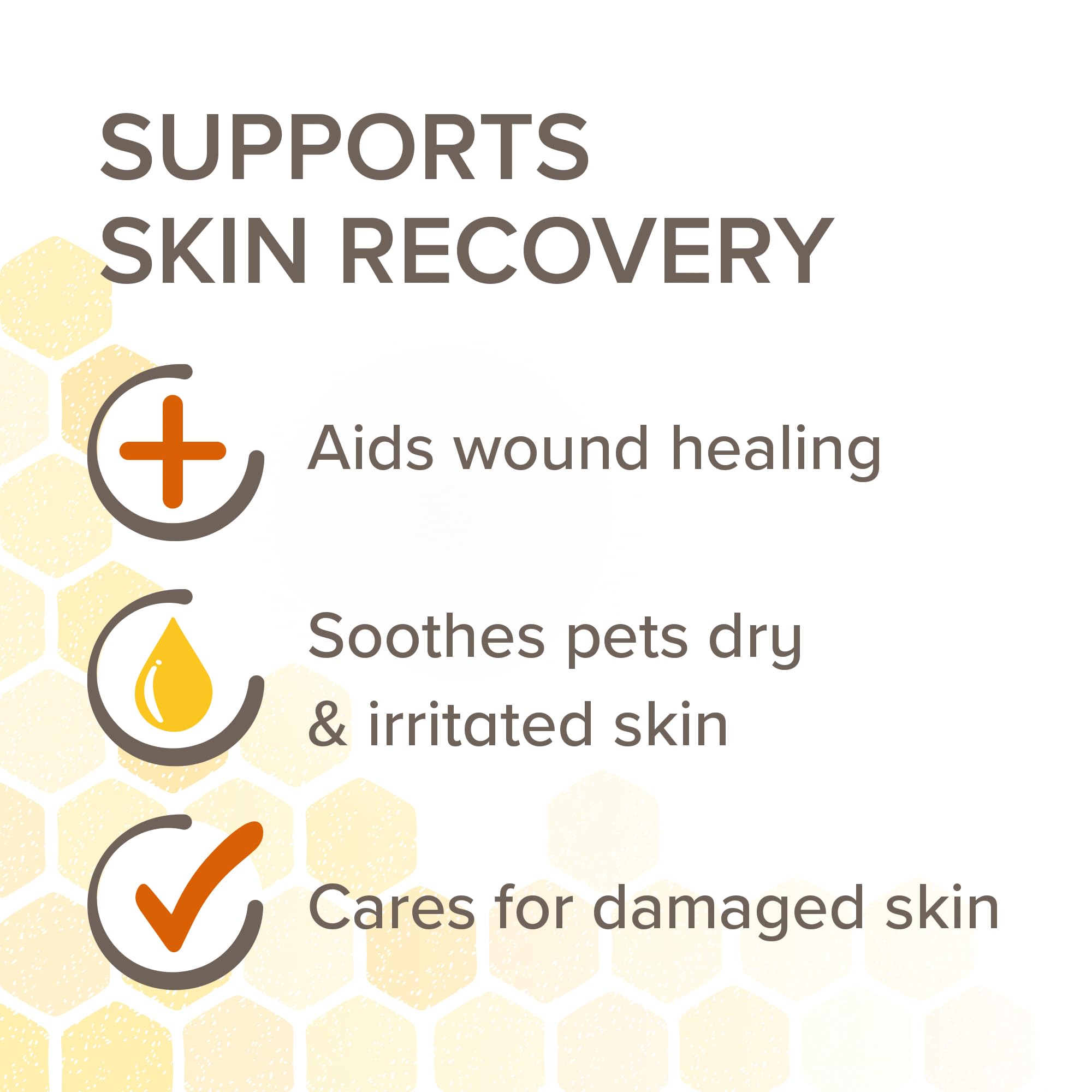 Beaphar - Derma+ Wound Cream for Pets 30ml – First aid soothing cream with honey, Aloe vera & turmeric - Supports skin recovery, wound healing & soothes dry & irritated skin - Suitable for all pets