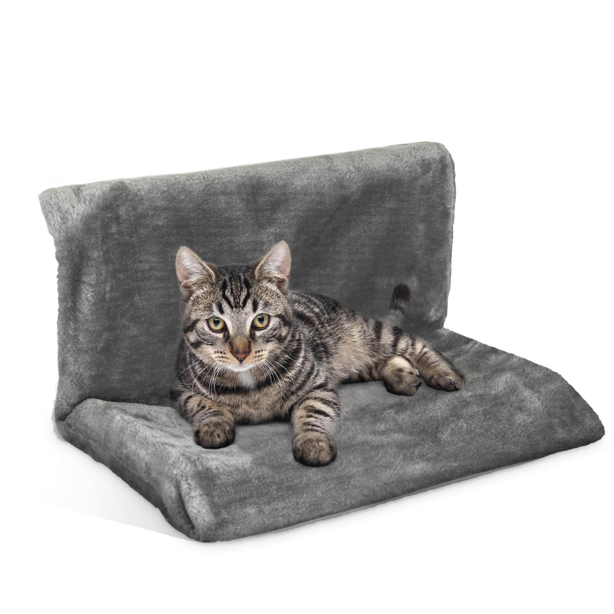 Petlicity Warm and Cosy Pet Cat and Dog Radiator Bed (Grey)