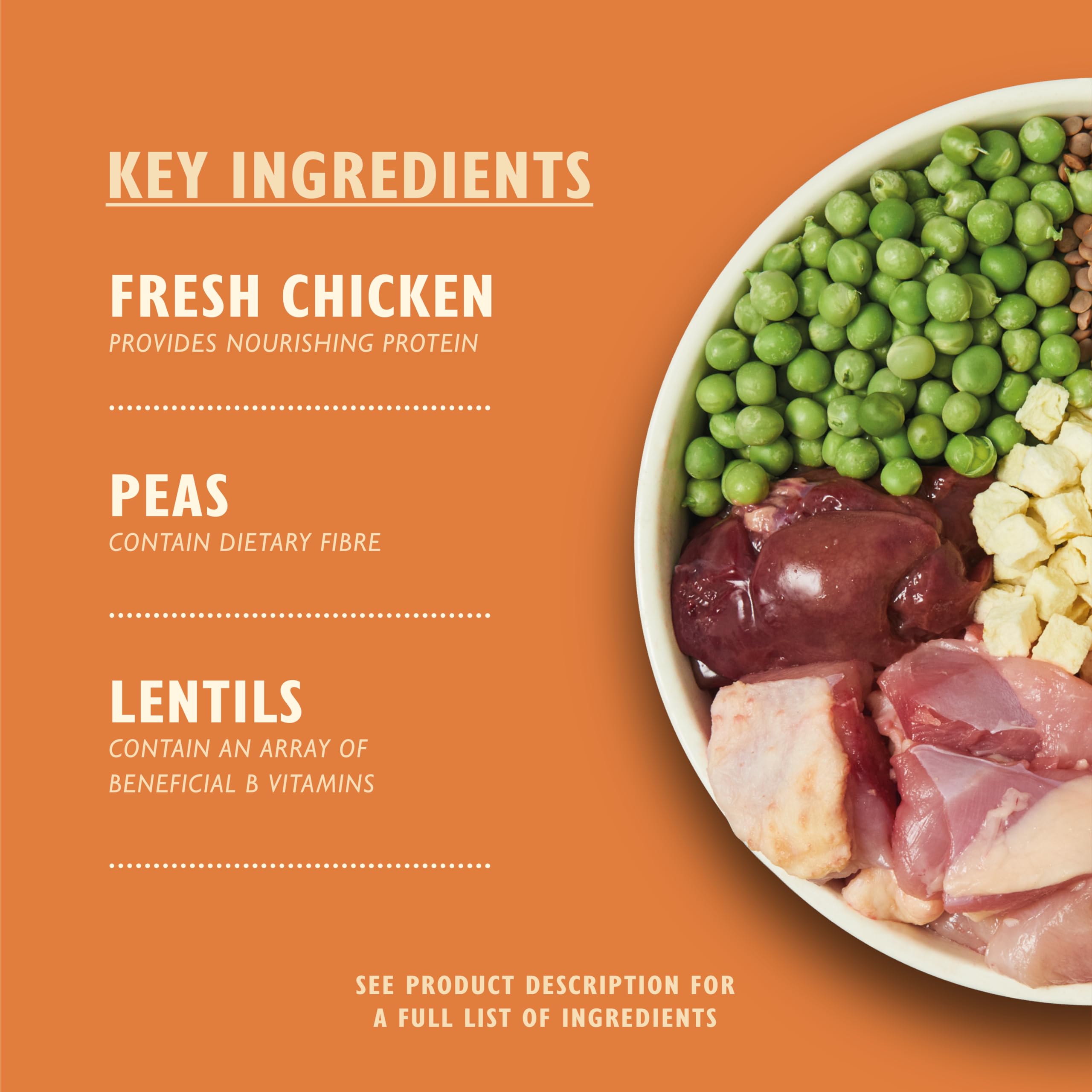 Lily's Kitchen Made with Natural Ingredients Adult Dry Dog Food Chicken & Duck Grain-Free Recipe 7kg Bag