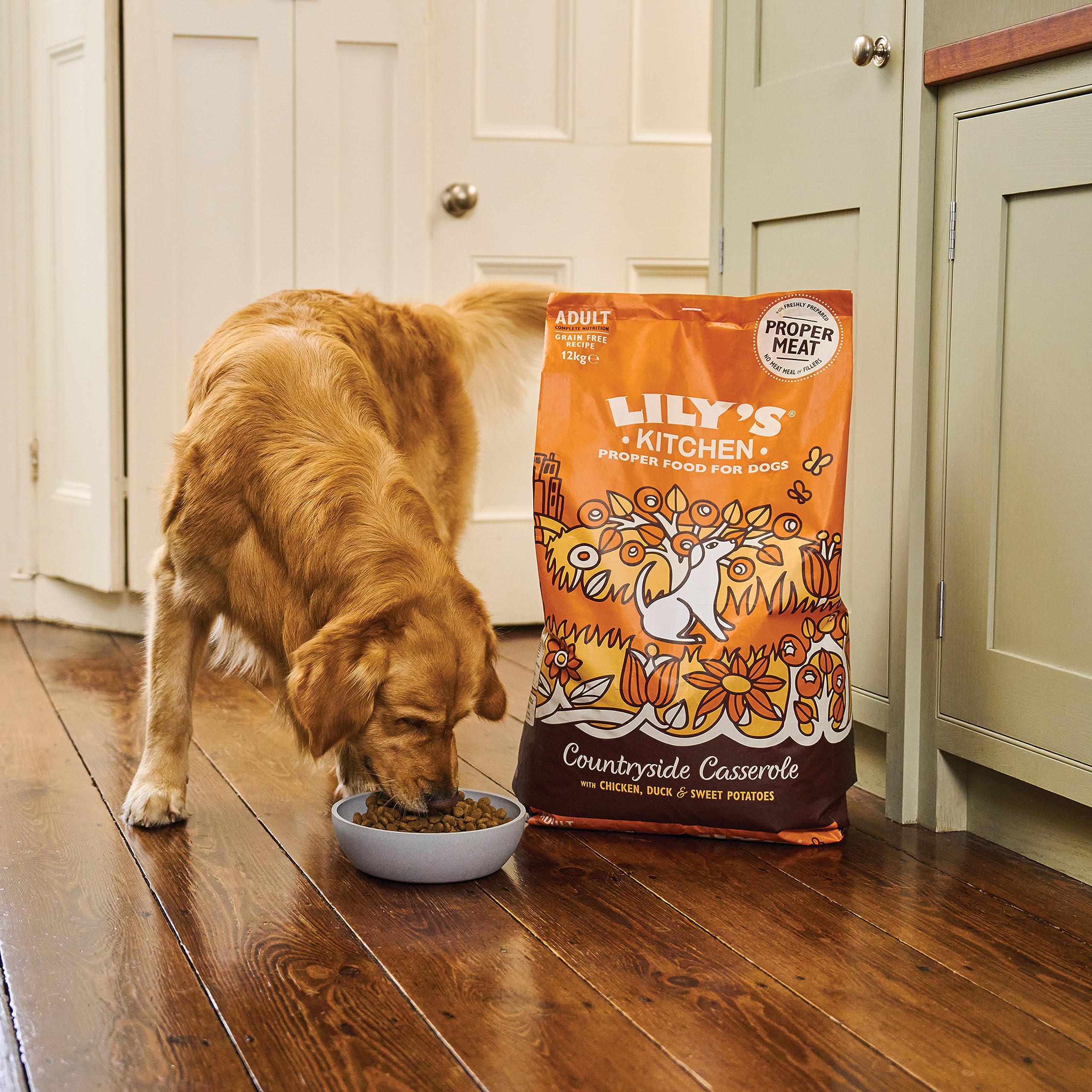 Lily's Kitchen Made with Natural Ingredients Adult Dry Dog Food Chicken & Duck Grain-Free Recipe 7kg Bag